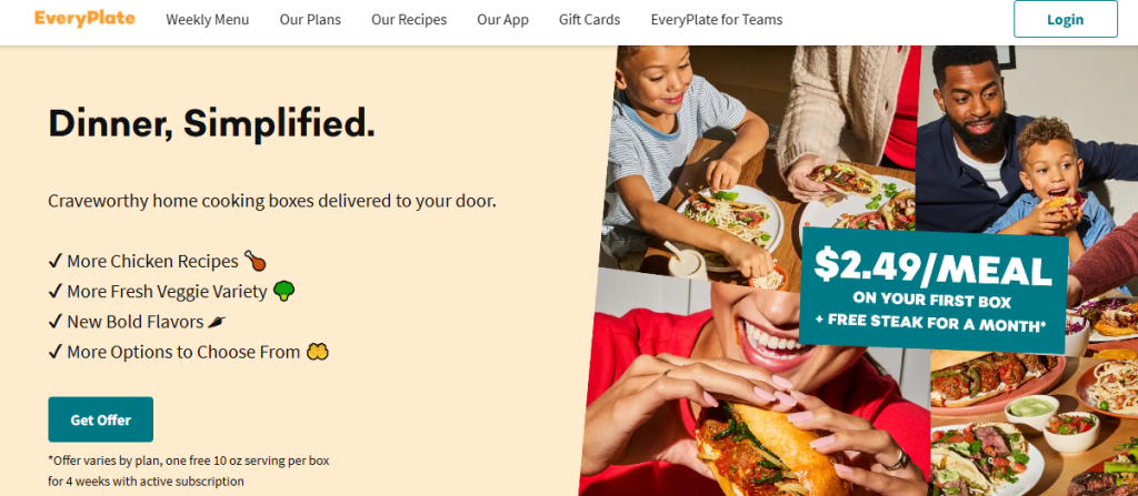 everyplate website